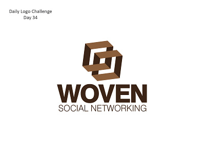 Social Networking connection dailylogo dailylogochallenge logo logodesign network networking social socialnetworking woven