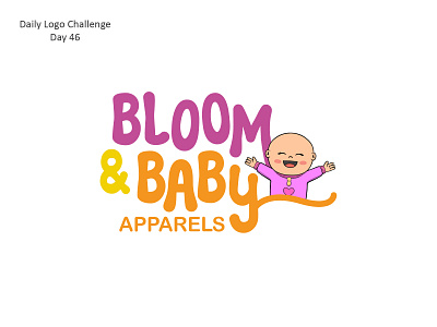 Baby Apparel Brand apparel baby babyapparel bloom bloombaby clothes dailylogo dailylogochallenge logo logodesign