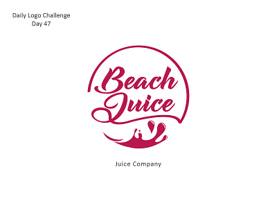 Juice Company beach beachjuice dailylogo dailylogochallenge juice logo logodesign