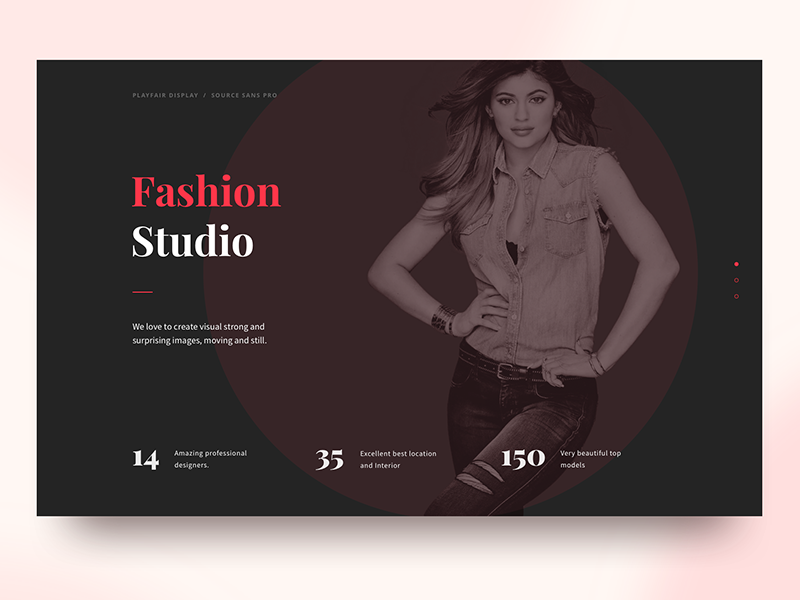 Fashion studio dribbble