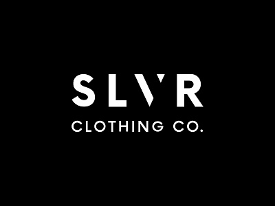 SLVR Logo minimalist modern monochrome simple