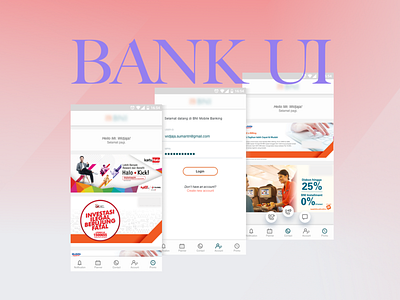 UI Bank appscreen ui ux