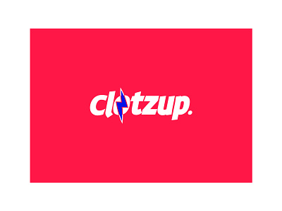Clotzup. branding design flat illustration lettering logo type typography ui vector
