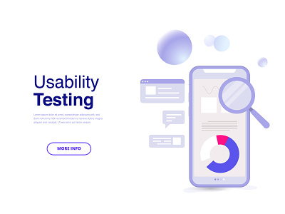 Usability Testing illustration ui ux