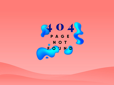404 web PAge illustration typography ui