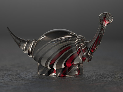 Sauropod (2) 3d dinosaur glass illustration jurassic mesozoic toy