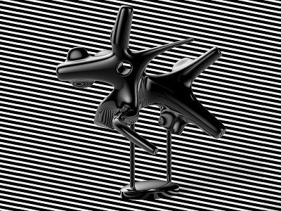 Abstract Sculpture (2) 3d abstract art concept digital illustration pop art sculpture