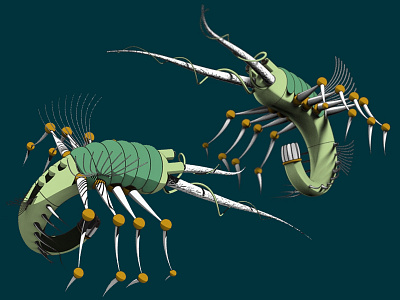 Fantastic Creature (6) 3d art concept design fantasy illustration imaginary insect surreal toon