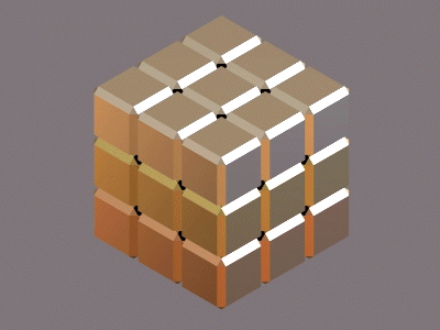 abstract design (XI) 3d abstract animation design gif illustration isometric motion design shape