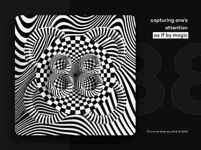 Cover 3d adobe dimension black and white cover design illustration