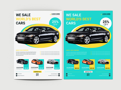 Car Sale Flyer Design for Car Business Promotion
