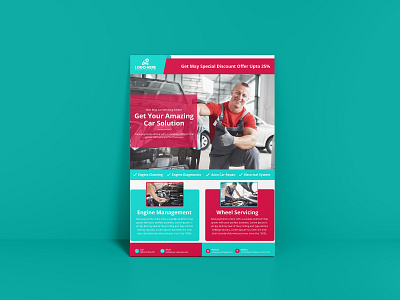 Car Servicing Business Flyer, Banner, Poster or Brochure Design