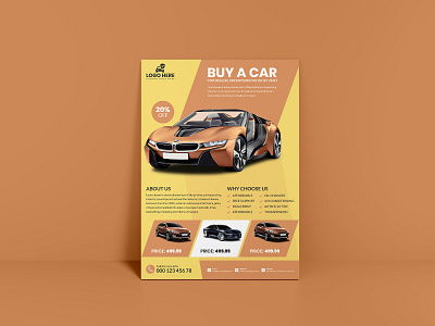 Car Saling Flyer, Poster, Banner or Brochure Design