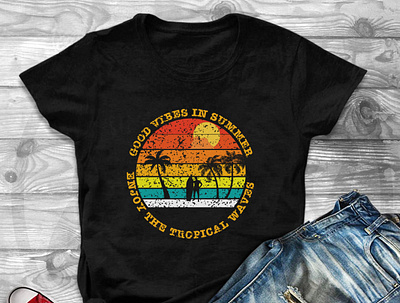 Vintage Retro Tshirt Design designs, themes, templates and downloadable ...