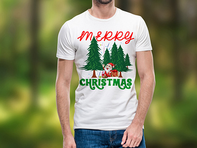 merry christmas tshirt design