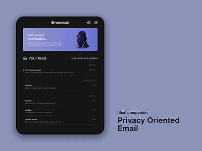 Privacy Oriented Email