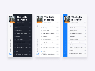 Music App app app concept blue concept dark figma figmadesign google pixel left navigation light mobile app music play player playlist tips typography