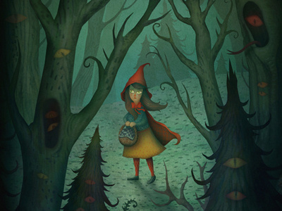 The Illustrated Grimm's Fairy Tales brothers grimm fairy tales fairy tale little red riding hood