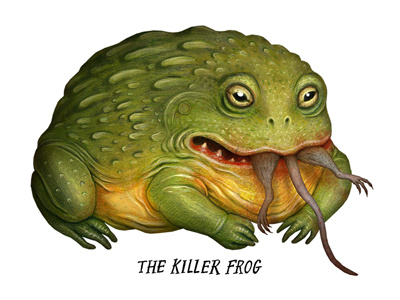The Killer Frog crazy monster frogs earth touch frogs