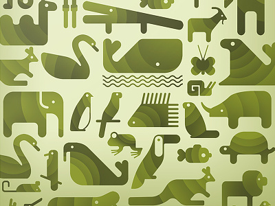 pictoZOOgrams animals design logo pictograms poster zoo