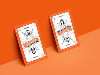 SinnerSchrader HR Campaign illustration playing cards vector graphics