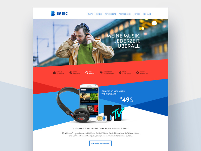 SinnerSchrader Interface Design polygon gui basic webdesign interface design