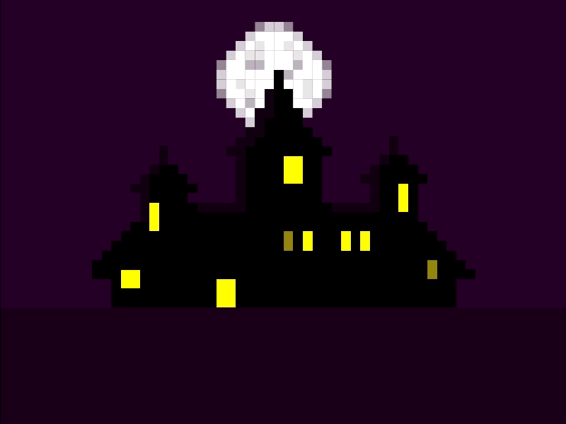 HalloBAAAM! animation castle explosion halloween newton pixel pixelart plugin pumpkin spooky