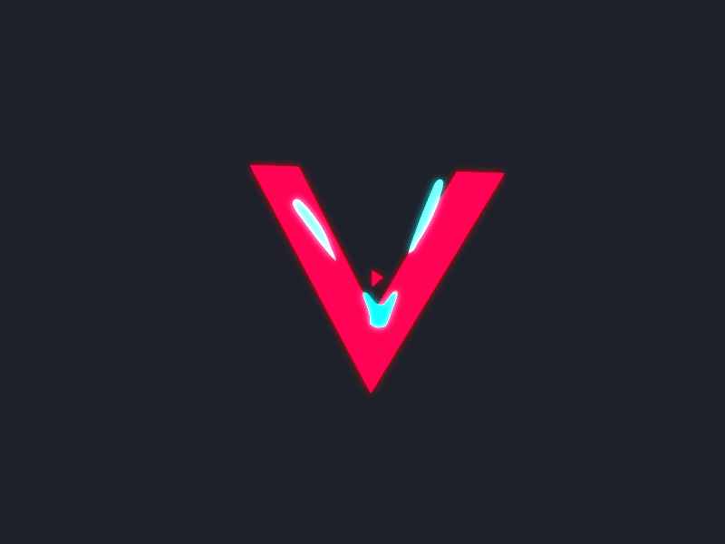 @_vent 22 - V cut geometric laser layer ninja retro shape slice typo v