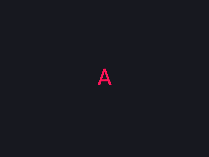 Nervous Alphabet aftereffects alphabet animation motion nervous sinnerschrader typography