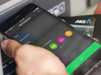 Personal Expense Tracker App (Add Expense) expense finance ui