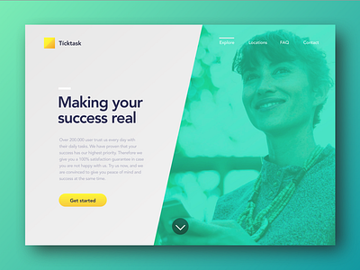 Daily UI Challenge #03 landingpage