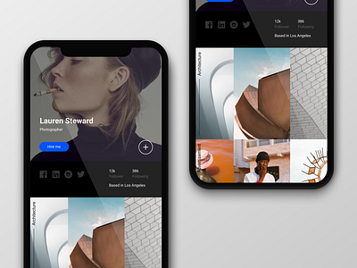 Daily UI #006: User Profile craft dailydesign dailyui fashion handcraft handcrafted interaction design interfacedesign profile social media uidesign userinterface userinterfaces view