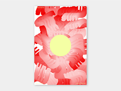 047 - Sun colour gradient illustrator noise pattern poster print risography shape topography typography