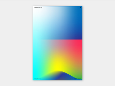 161 abstract colour gradient illustrator noise pattern poster print risography shape typography