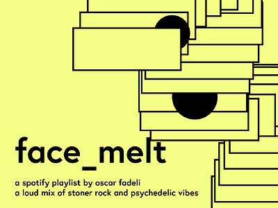 face_melt colour design geometric graphic music pattern playlist spotify visual