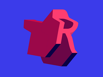 r - 36 Days of Type 36days r 36daysoftype colour illustration letters pattern shape typography vector