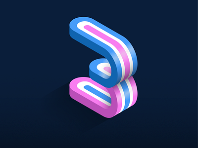 3 - 36 Days of Type 36days 2 36daysoftype colour illustration letters pattern shape typography vector