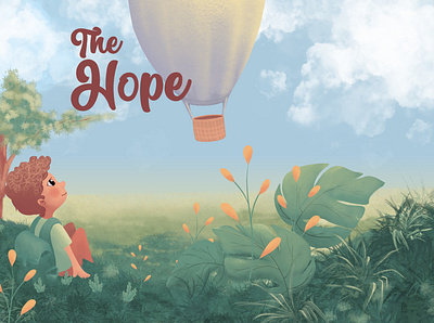 The Hope bookcover children illustration coverbook education family graphic design illustration