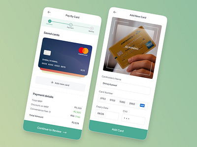 Credit Card Checkout Page UI