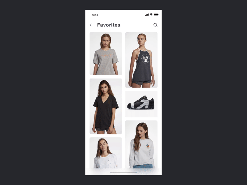 Nike + Tinder App Concept after effects animation app interaction ios iphone iphone x mobile nike photography sharing shop social store