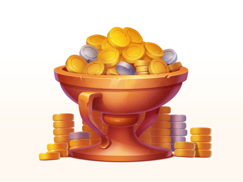 Gold Treasure Chest by NestStrix Game Art Studio on Dribbble