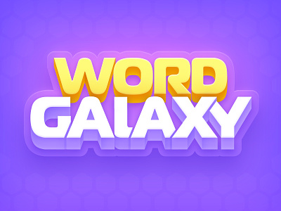 Word Galaxy Logo game letter logo logotype puzzle sci-fi space typo typography word wordsearch