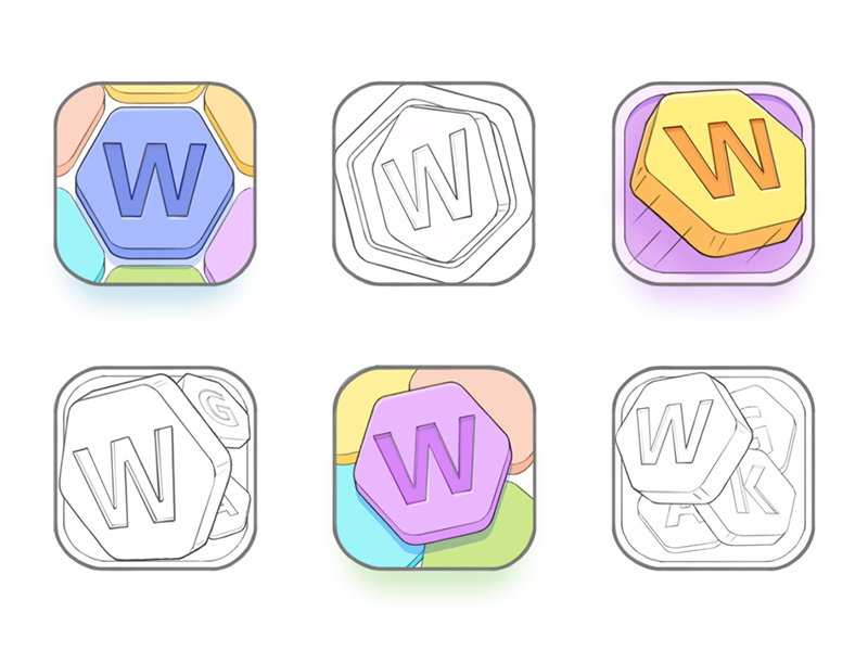 App Icon Sketches by NestStrix Game Art Studio on Dribbble