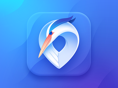 Location Bird Logo Designs Themes Templates And Downloadable Graphic Elements On Dribbble