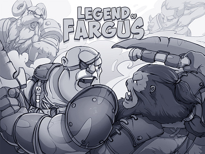 Legend of Fargus - Characters Design archer art assassin avatar bomber character concept face fantasy game gameart hero humans illustration legend rpg sketch war warrior wizard