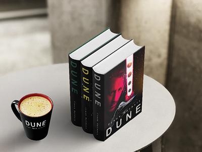 Dune Book Cover branding design graphic design illustration logo typography