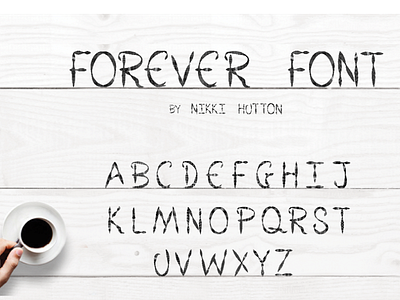 Forever Font branding design graphic design illustration logo typography