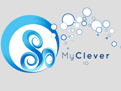 Logo MyClever IO branding logo ui