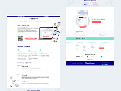 Staking Program Landing Page Design