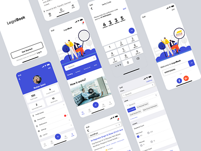 Legal Book IOS App design